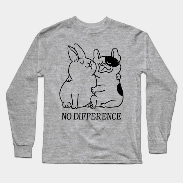 No Difference Long Sleeve T-Shirt by huebucket